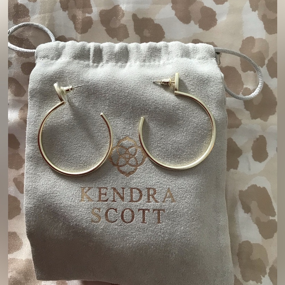 Kendra Scott Emma gold hoop earrings
